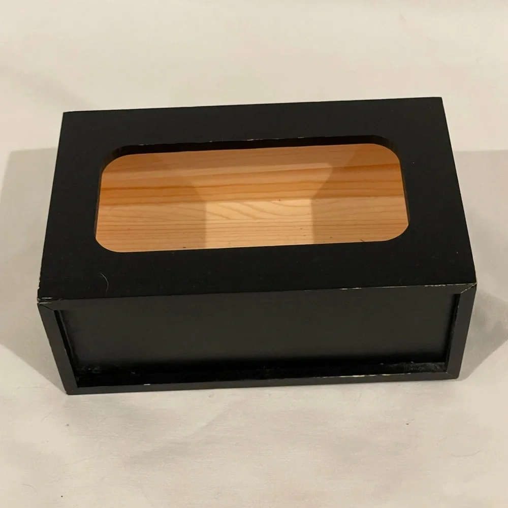 Black Antique Inspired Dryer‎ Sheet Laundry Box